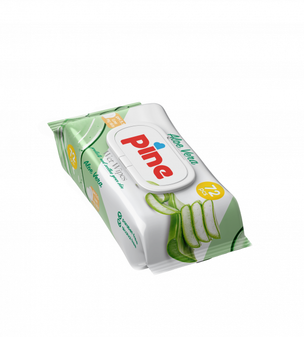 Pine Wet Wipe Aloe Vera