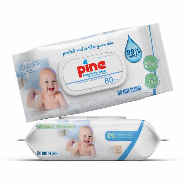 Pine Water Wipes