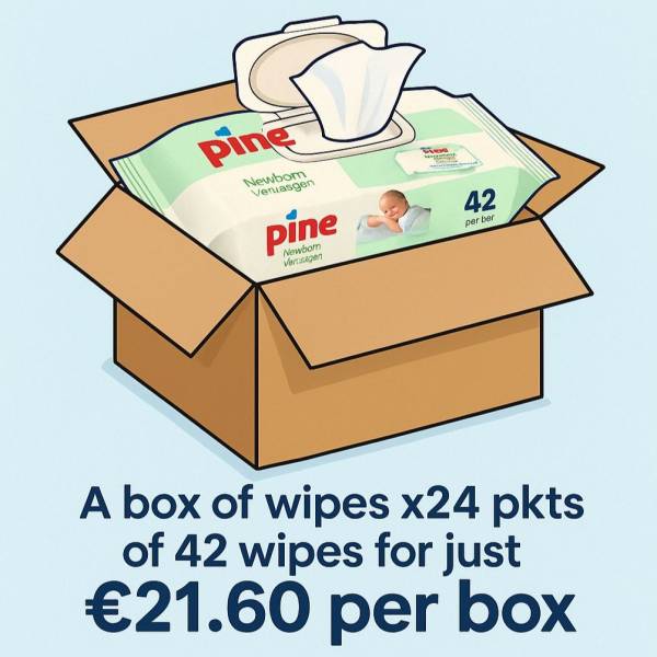 Box of 24 pkts Wet Wipes Offer